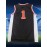 Men'S # 1 Black Basketball Sportswear, 100% Polyester Basketball Training Sleeveless Top, Micro Elastic Round Neck Top - Versatile For All Seasons, Sizes S-XXXL