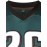 Men's Green #26 Embroidered Football Jersey - Breathable Knit V-Neck Shirt with Slight Elasticity, Loose Fit for Team Sports, Outdoor Hiking & Casual Wear | Machine Washable, Spring/Summer/Fall, Sporty Design, Elastic Breathability, Best for Christmas