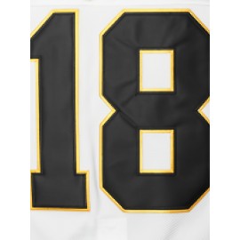 Happy Gilmore Ice Hockey Shirt 18 Adam Sandler 1996 Movie Ice Hockey Shirt Sewing Letters And Numbers Black And White S-XXXL