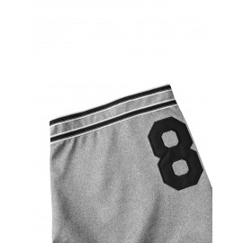 Men's #18 Embroidered V-Neck Baseball Jersey - Breathable, Loose-Fit Short Sleeve Shirt with Striped Accents, Ideal for Casual & Athletic Wear, Sizes S-XXXL