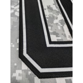 Men'S #88 Breathable Rugby Jersey - V-Neck, Short Sleeve, Classic Embroidered American Football Shirt for Training & Casual Wear