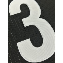 Men'S #43 Embroidered Polyester Sports Jersey - V-Neck, Slight Stretch, Versatile for Running, Training, Hiking | Casual & Festive Outdoor Athletic Top