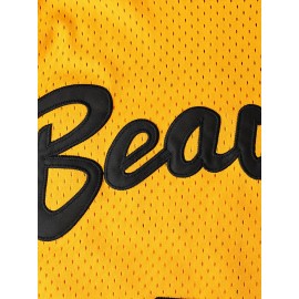 Men'S # 42 Yellow Basketball Shirt Embroidered Comfortable Outdoor Sportswear Suitable For Team Training And Competitions S-3XL