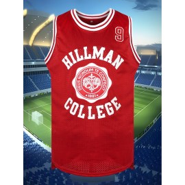 Men'S American Basketball Sweatshirt # 9 Round Neck Knitted Embroidered Polyester Micro Elastic Loose Fabric S-3XL