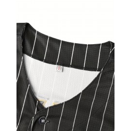 Men'S # 16 Embroidered Black Baseball Jacket V-neck Elastic Fit Suitable For Leisure And Sports Outdoor Activities Size S-3XL