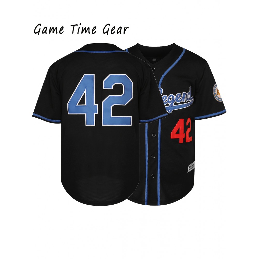 Men's Black # 42 Baseball Sweatshirt Is Breathable And Loose, Suitable for Casual Running, Exercise, Outdoor Activities, And All Season Wear